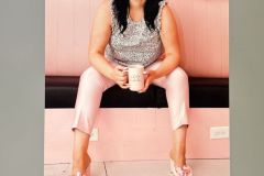 Who doesn't like pink? Our lovely client in her photoshoot