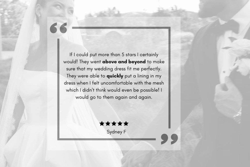 Best Wedding Alterations